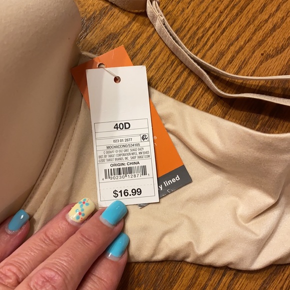 NWT Gilligan & O’Malley - nursing t-shirt bra with inner support 40D Mat… - Picture 8 of 10